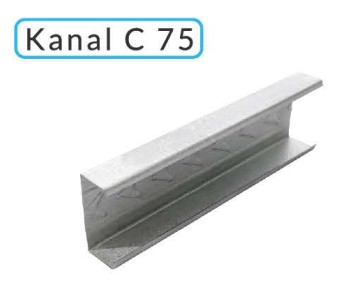 CANAL C75 0.45 AURI - 75MMX35MMX6M